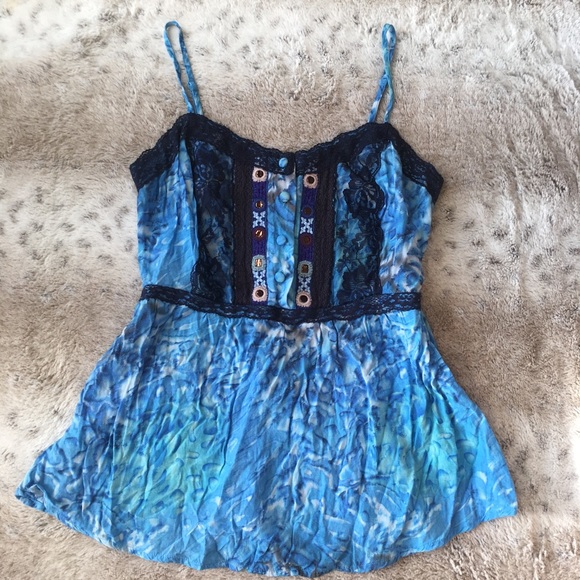 Free People Tops - Embellished Free People Top Sz. O
